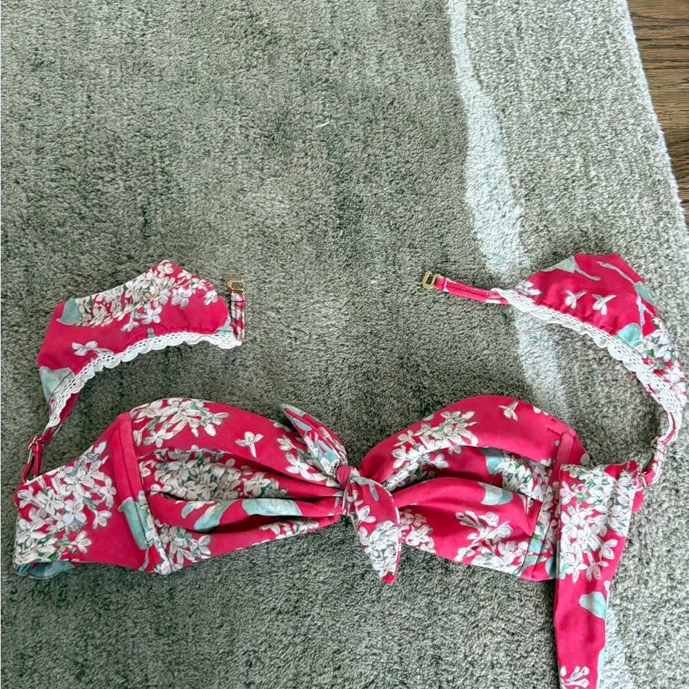 Montce Pink Floral Bikini set